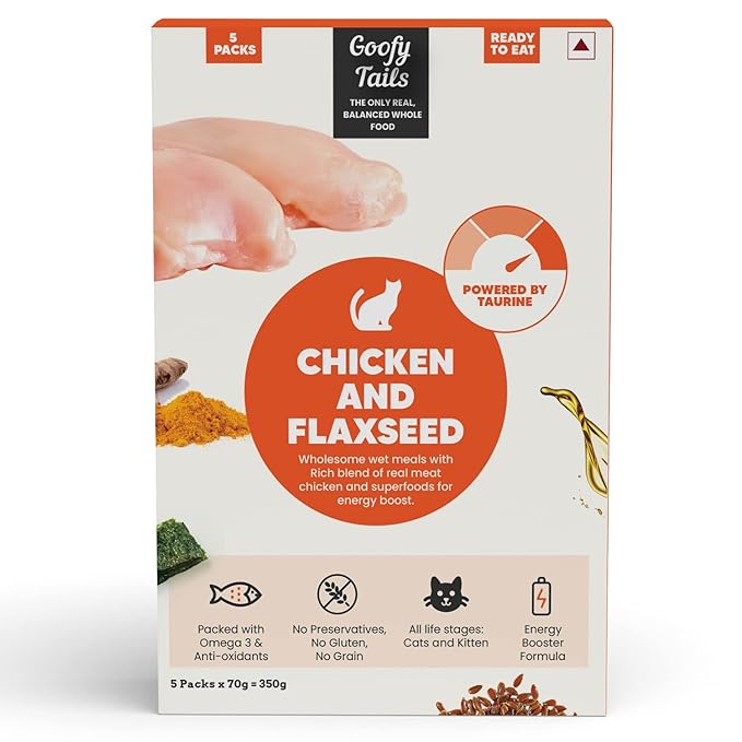 Goofy Tails Wet Cat Food and Kitten Food (70g X 5) - Kitten